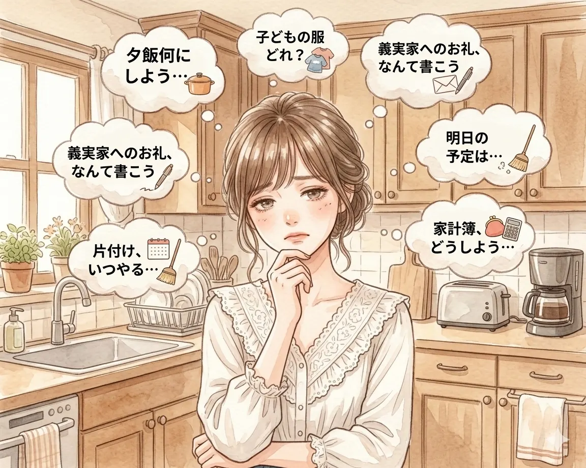 選択肢が多くて疲れてしまう主婦