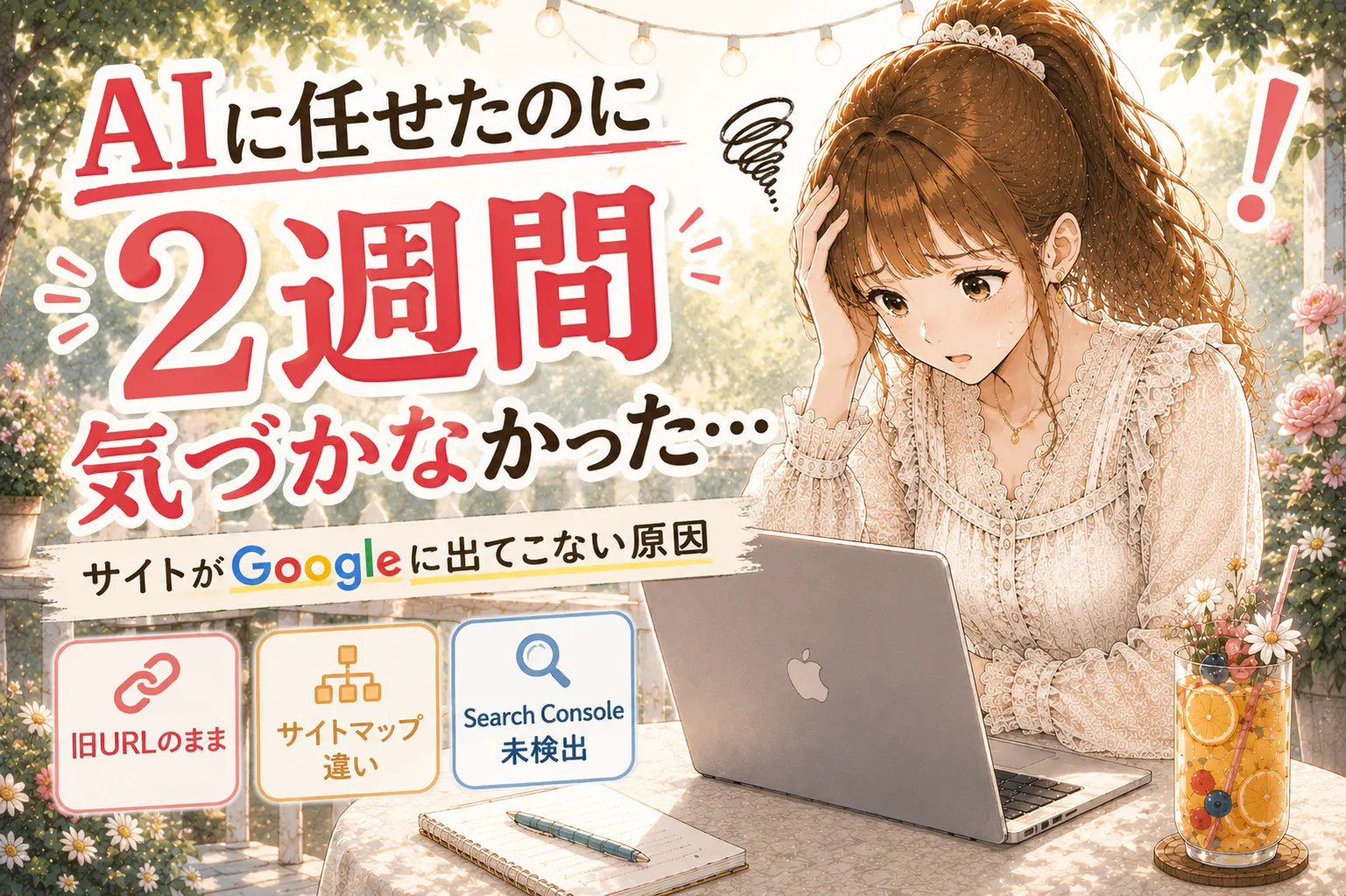 AIに任せてたのに2週間気づかなかった話|Search Consoleで発覚したサイト引越しの失敗