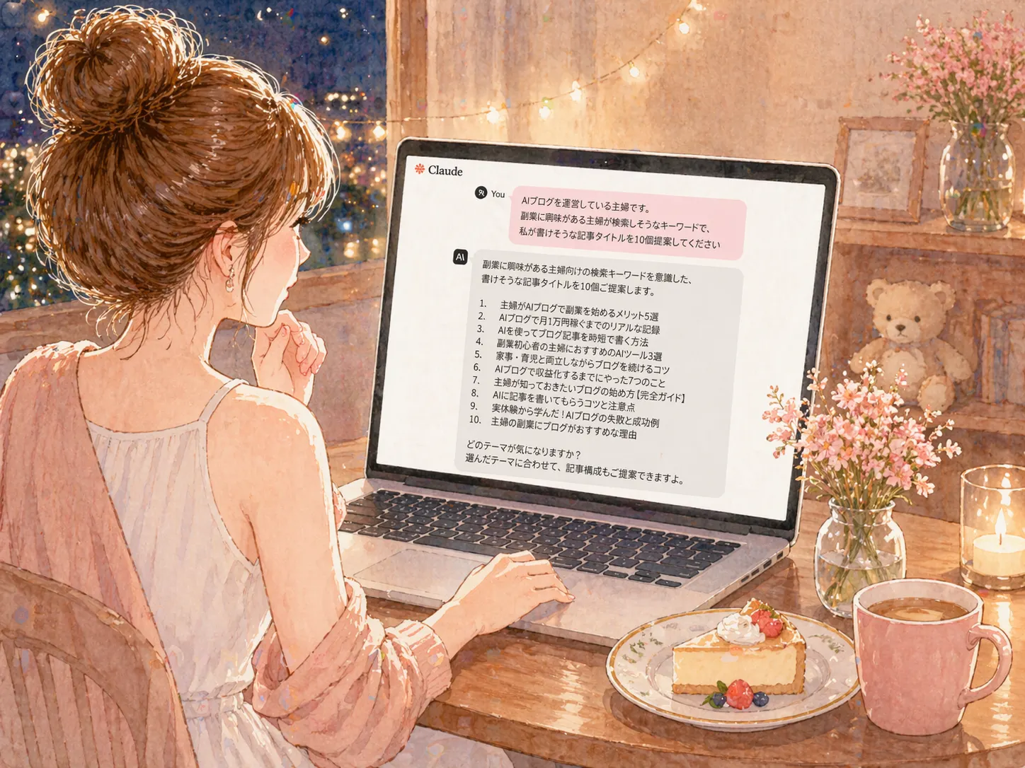 Claudeでブログ記事のキーワードを決める方法