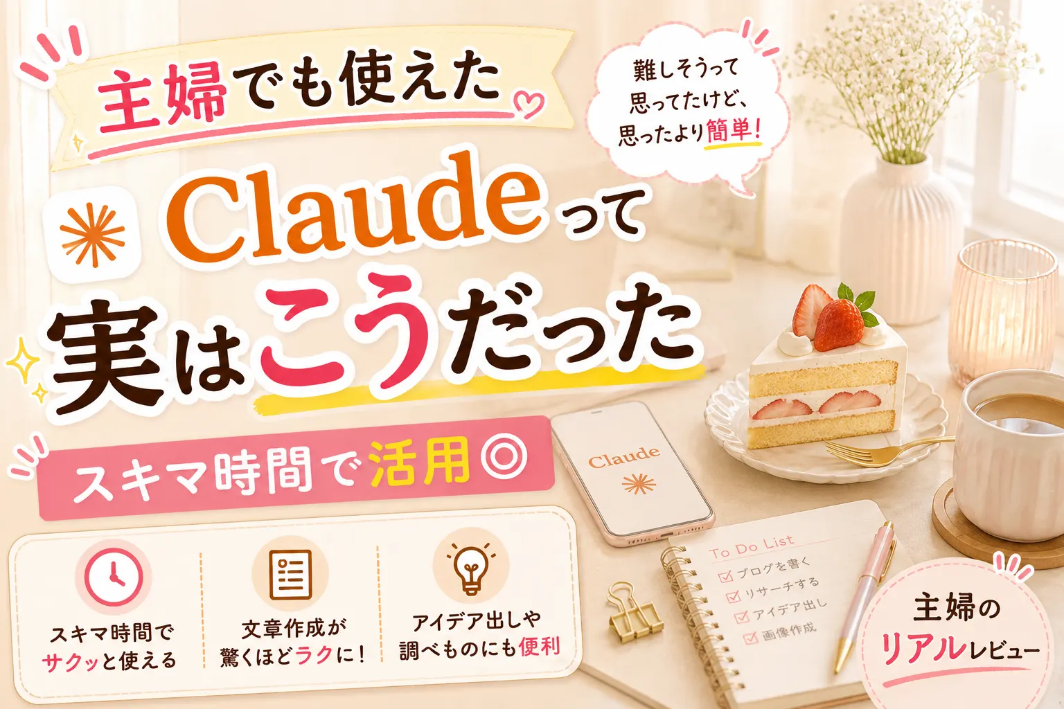 Claude AIとは?使い方・料金を主婦が正直レビュー